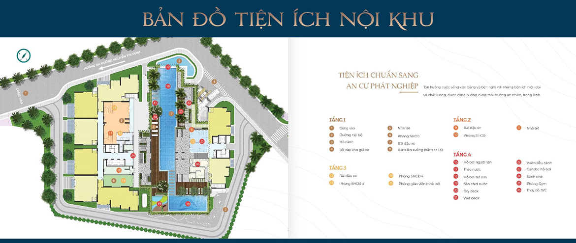 Tiện ích dự án căn hộ chung cư Precia Quận 2 đường Nguyễn Thị Định