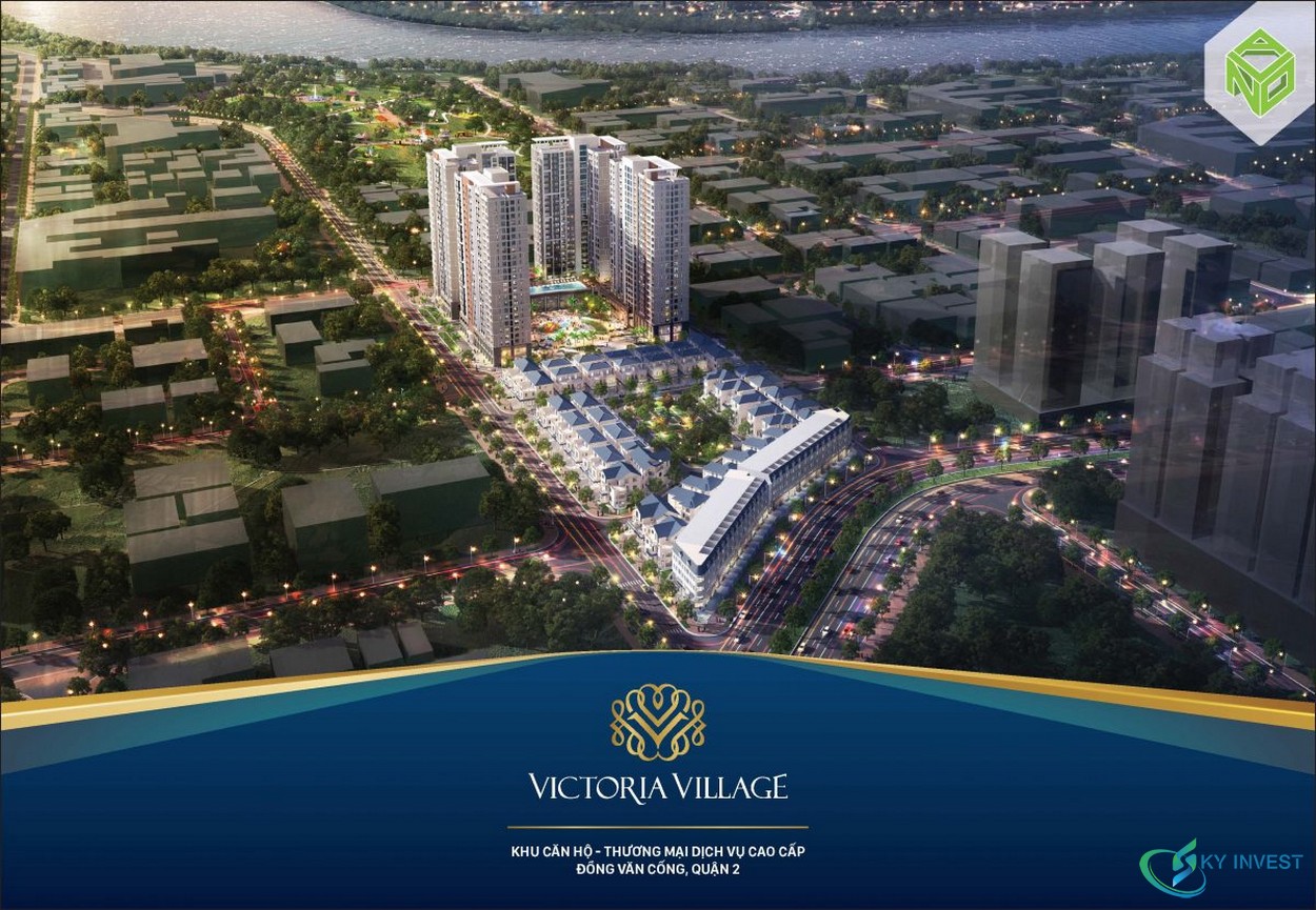 Dự án căn hộ Victoria Village sở hữu vị trí đắc địa cùng với tiện ích dịch vụ hiện đại 