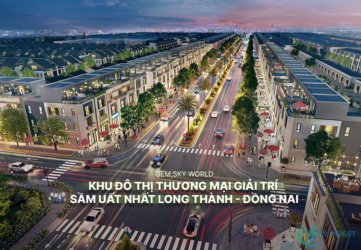 Phối cảnh khu đô thị thông minh Gem Sky World tại Long Thành, Đồng Nai