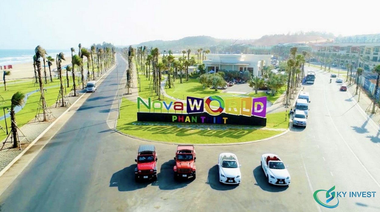 Cổng chào hoành tráng của Novaworld Phan Thiết