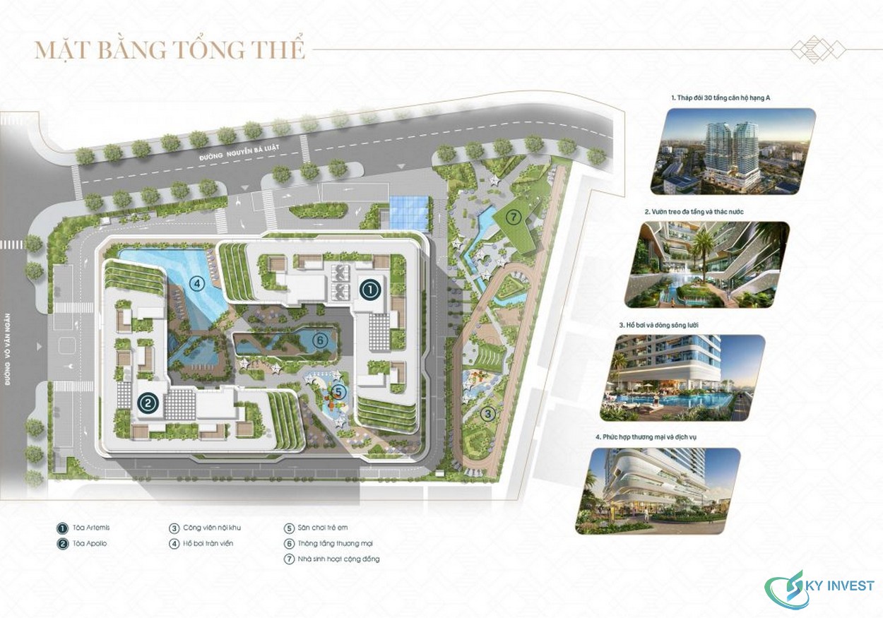 Mặt bằng dự án King Crown Infinity Thủ Đức được quy hoạch trên quy mô đất rộng 12.652 m2