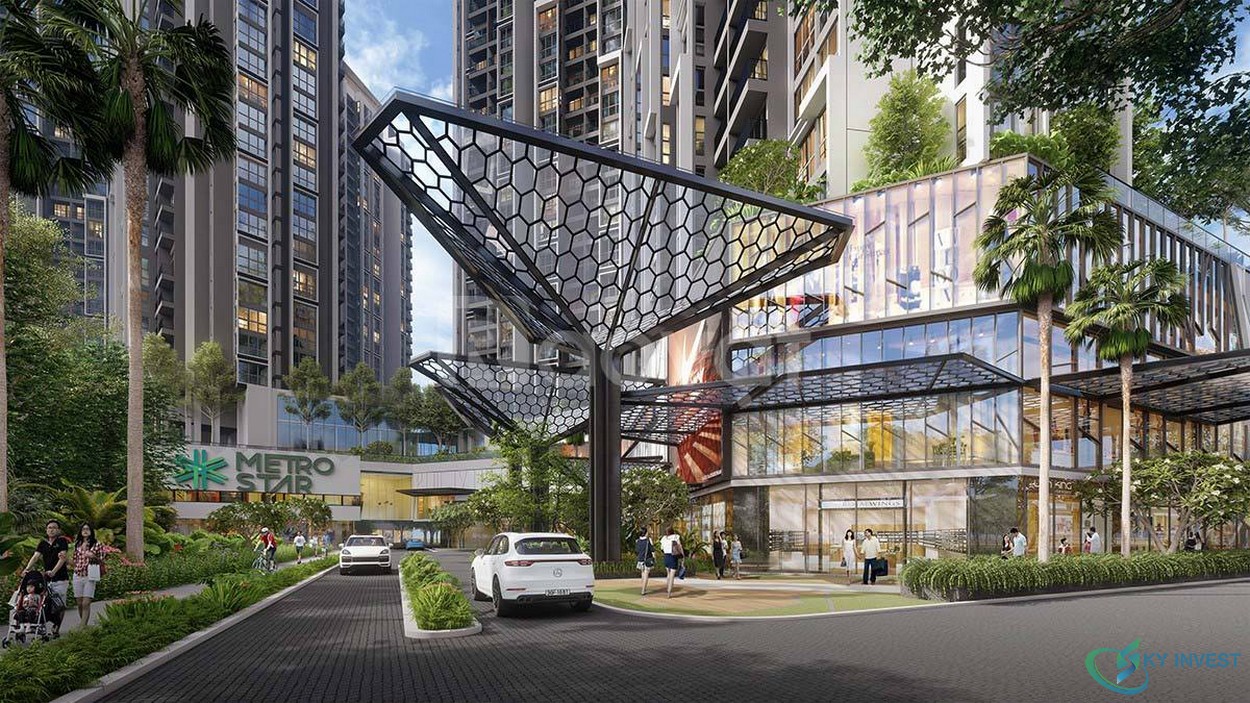 Metro Star lấy cảm hứng từ “Gardens by the Bay” của Singapore được tích hợp khéo léo trong 7 kỳ quan thiên nhiên xanh mát