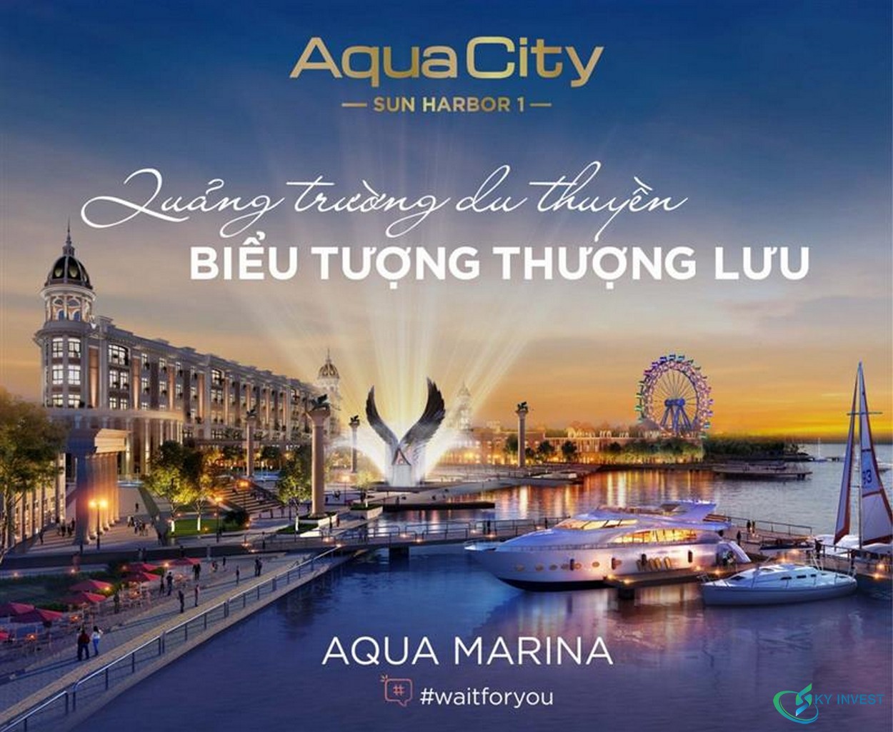 Phân khu Sun Harbor 1 nằm trong KĐT Aqua City Đồng Nai với chủ đầu tư là tập đoàn Novaland Group