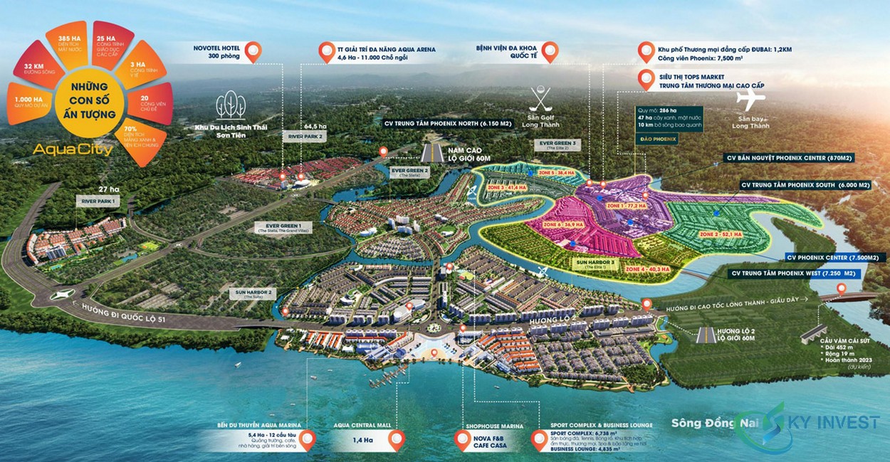 Khu đô thị sinh thái thông minh Aqua City - mô hình đô thị “all-in-one”