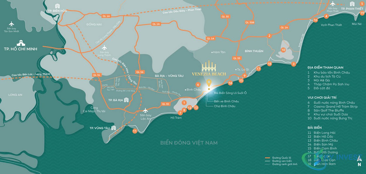 Tất cả những giá trị lợi ích này đã khẳng định dự án Venezia Beach chính là dự án được xây dựng tại vị trí “vàng” của khu vực.