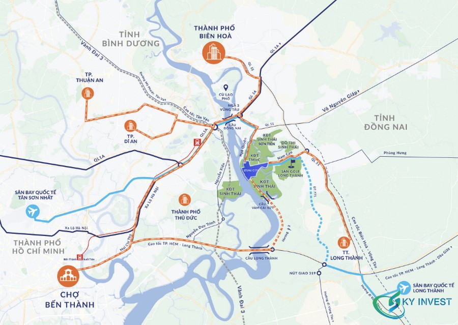 Bản đồ chi tiết vị trí dự án Izumi City