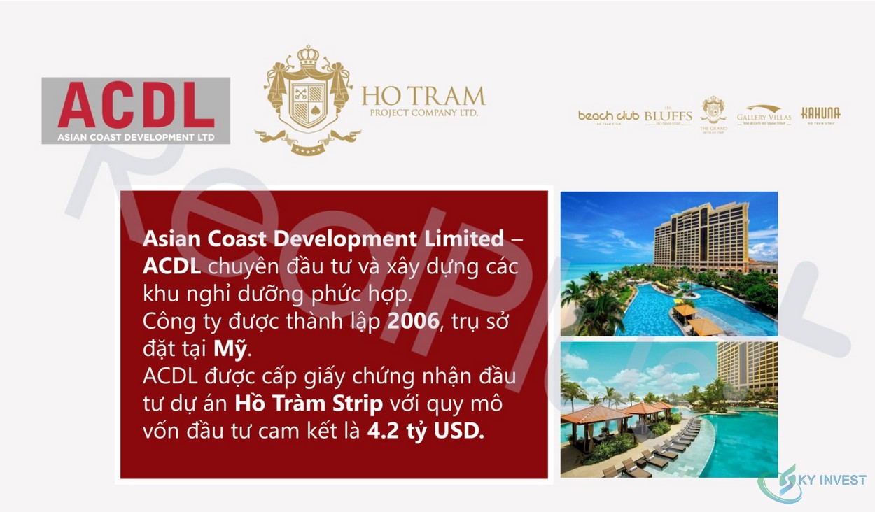Thông tin về Asian Coast Development Limited – ACDL