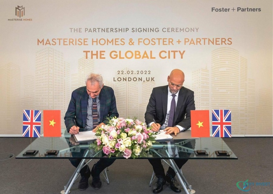 Masterise Homes kí kết hợp tác cùng Foster + Partners đến từ Anh Quốc
