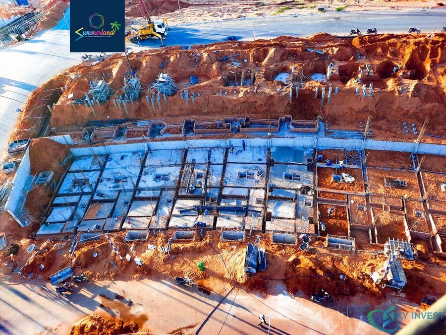 Tiến độ xây dựng dự án nghỉ dưỡng Summerland Mũi Né 11/2020