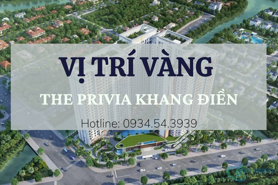 Vị trí vàng dự án The Privia Khang Điền Bình tân