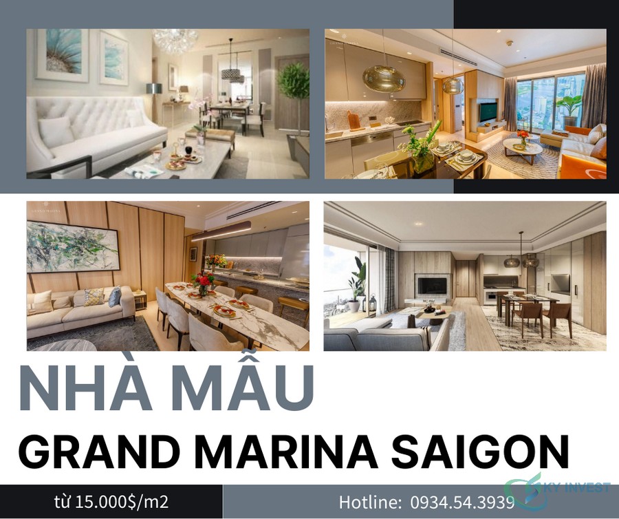 Nhà mẫu thực tế dự án Grand Marina SaiGon