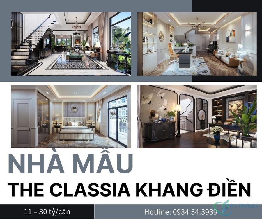 Nhà mẫu dự án The Classia Khang Điền