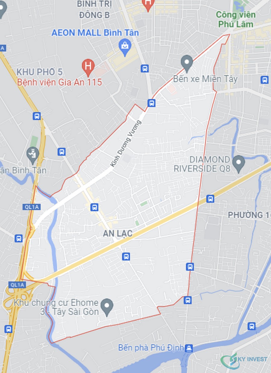 Bản đồ phường An Lạc Bình Tân