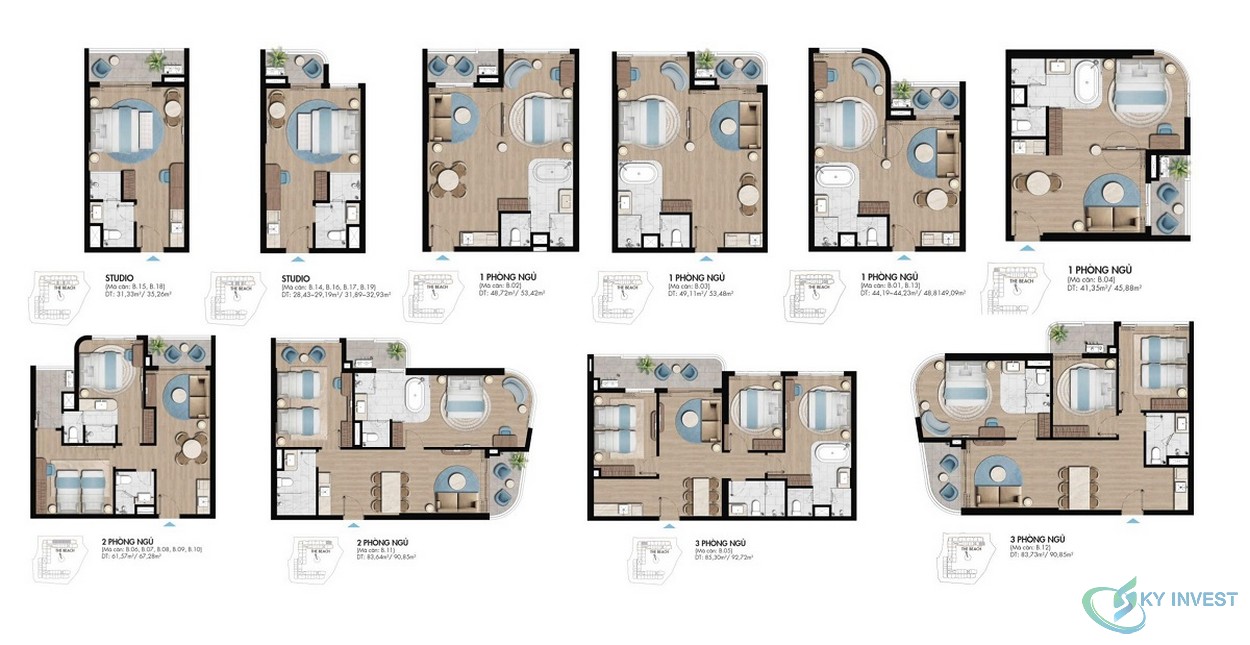 Thiết kế căn hộ dự án Five Seasons Homes Vũng Tàu