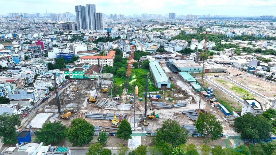 Tiến độ xây dựng The Privia Khang Điền cập nhập tháng 09/2022