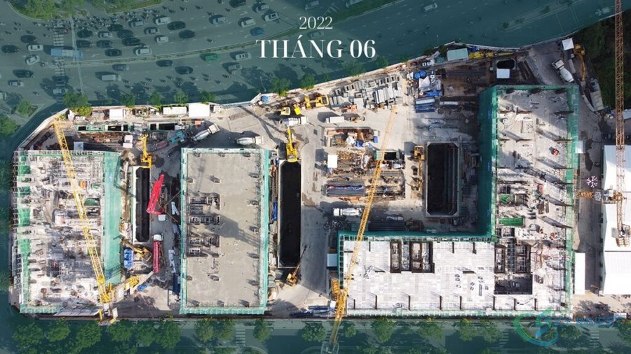 Tiến độ xây dựng dự án Grand Marina SaiGon tháng 06/2022