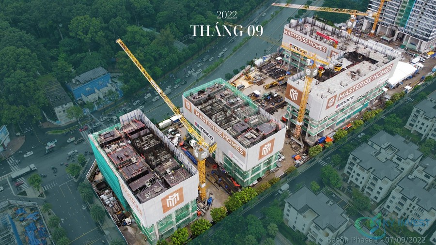 Tiến độ xây dựng Grand Marina SaiGon tháng 09/2022