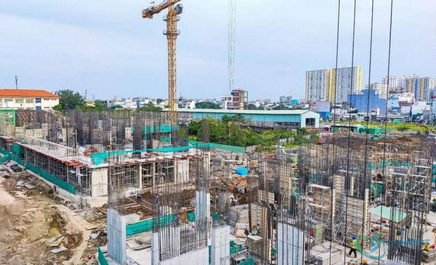 Tiến độ xây dựng The Privia Khang Điền tháng 11/2022