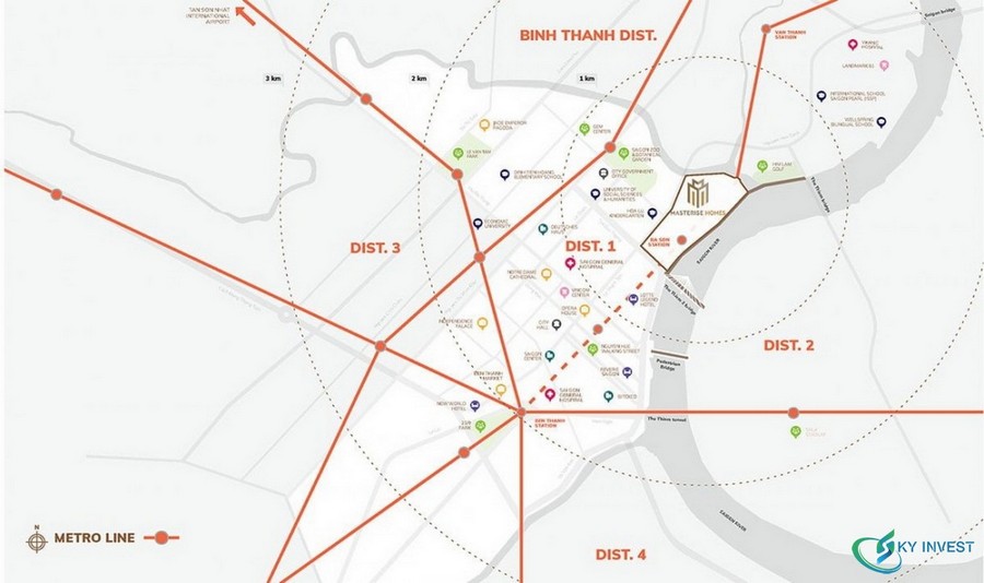 Dự án Grand Marina sở hữu mạng lưới liên kết khu vực chặt chẽ