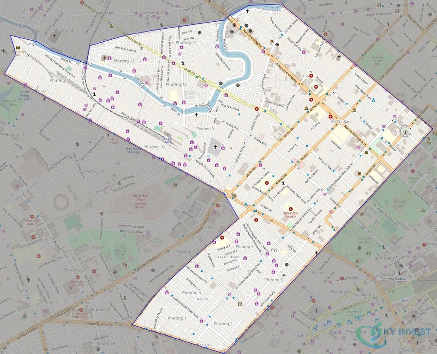 Bản đồ giao thông quận 3