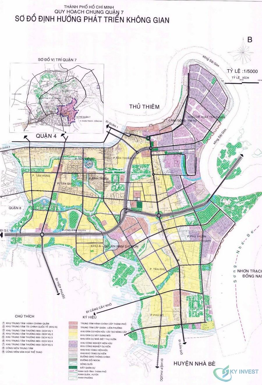 Quy hoạch phát triển không gian quận 7