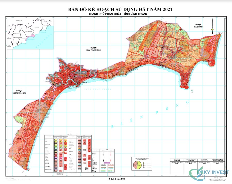 Bản đồ quy hoạch Thành phố Phan Thiết, tỉnh Bình Thuận