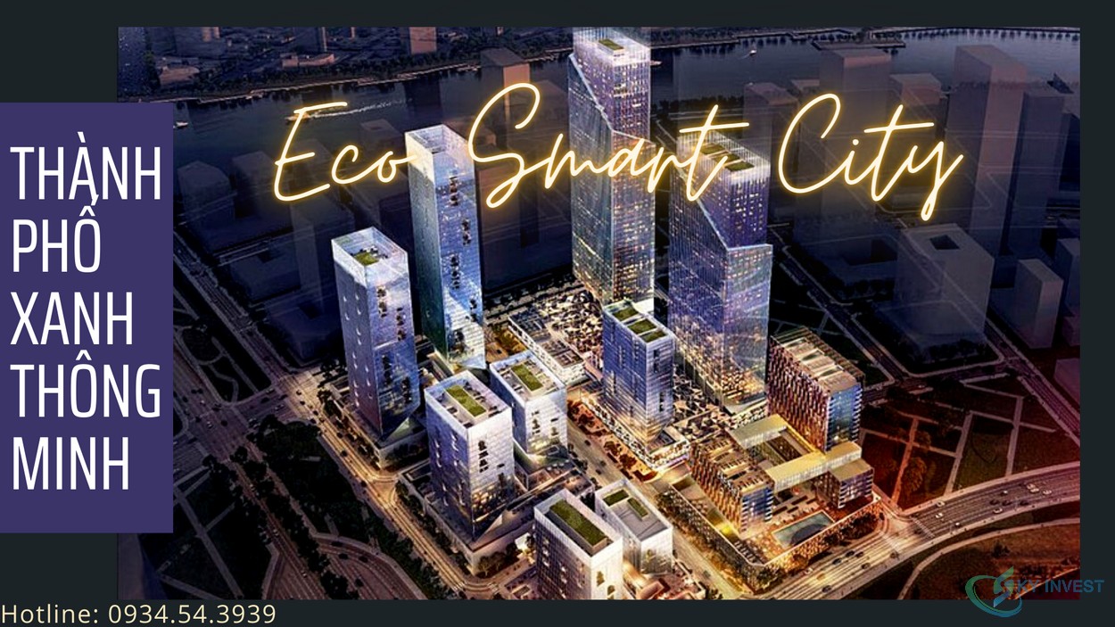 Phối cảnh tổng thể dự án Eco Smart City Thủ Thiêm quận 2
