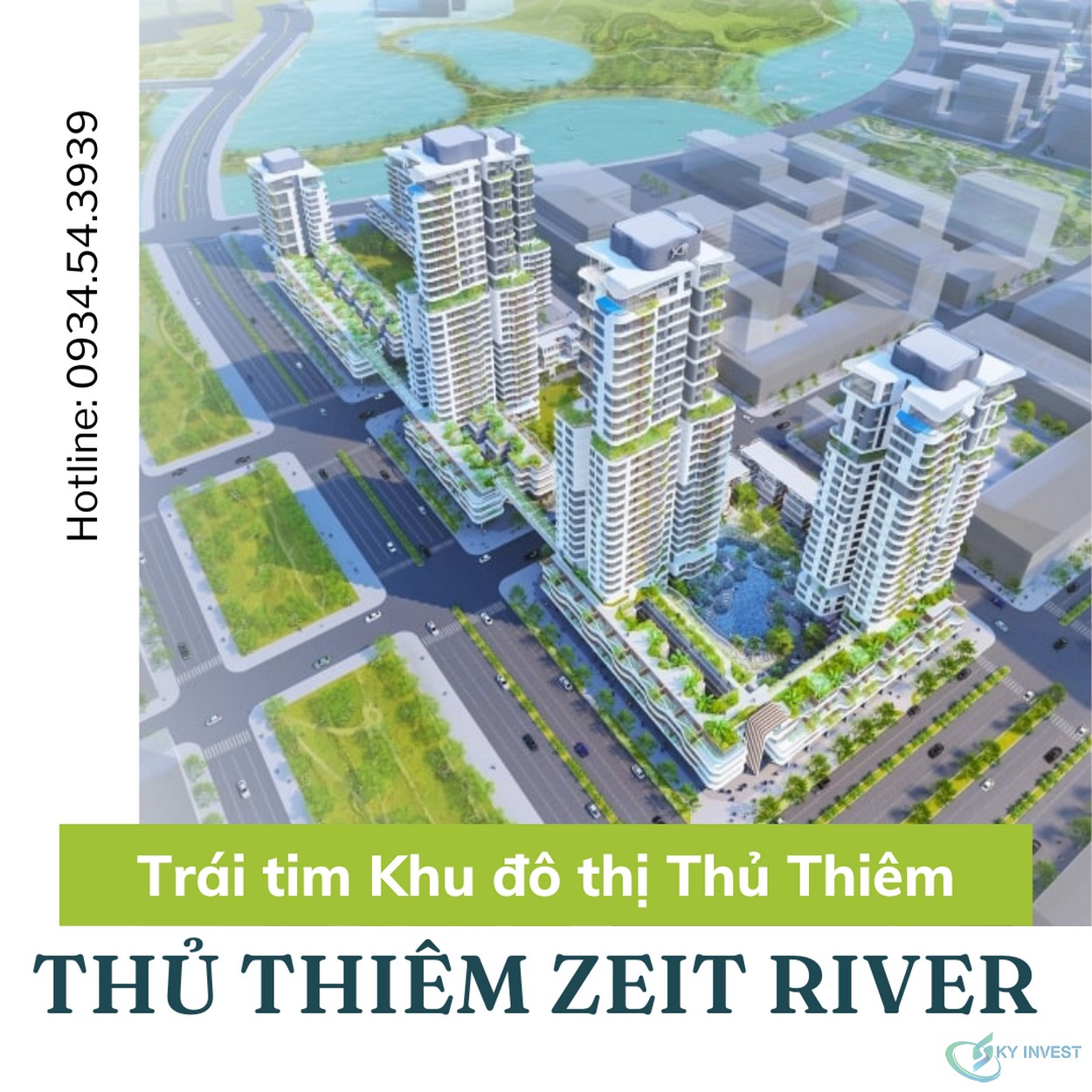 Phối cảnh tổng thể dự án Thủ Thiêm Zeit River đang được chú ý nhất thủ thiêm lúc này 