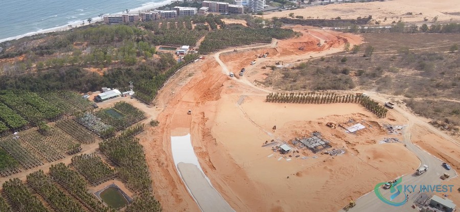 Tiến độ xây dựng dự án khu đô thị nghỉ dưỡng Marina City tháng 06-2022