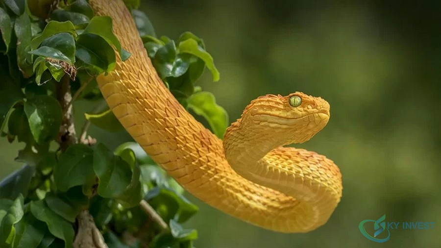 Mơ thấy rắn có màu vàng