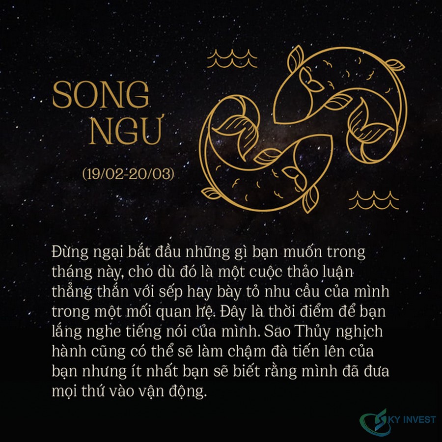 Cung Song Ngư - Pisces (Từ 19/2-20/3)