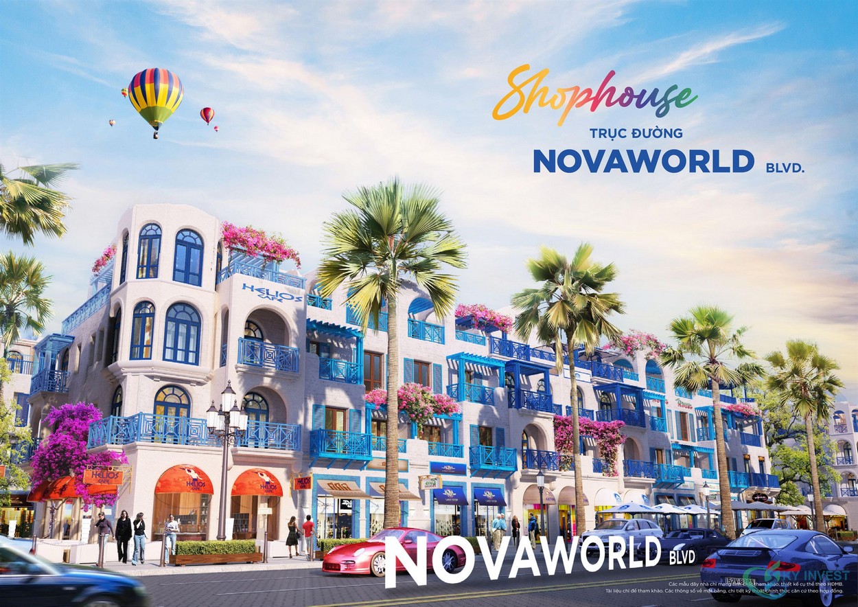 Thiết kế Shophouse dự án Novaworld Nha Trang - Diamond Bay