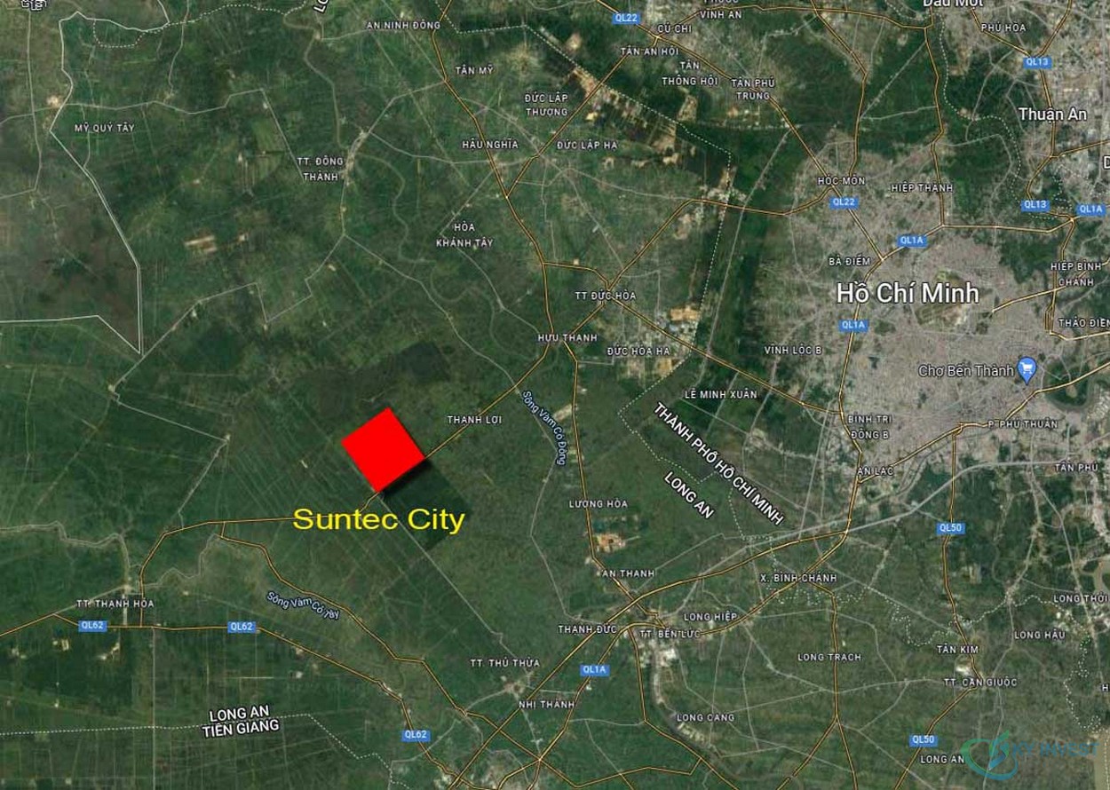 Vị trí “khu đất vàng” dự án Suntec City toạ lạc