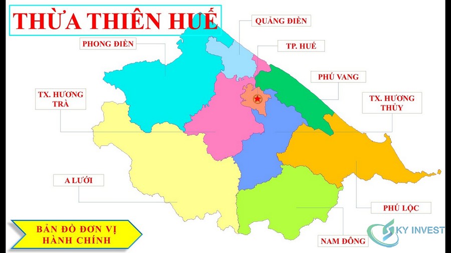 Bản đồ tỉnh Thừa Thiên Huế