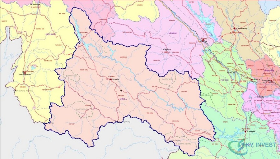 Bản đồ tỉnh Sơn La