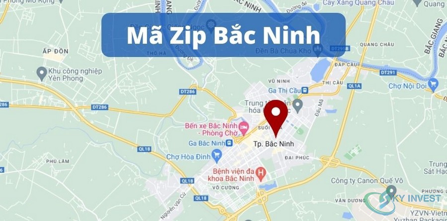 Mã ZIP, danh bạ mã bưu điện, bưu chính Bắc Ninh cập nhật mới nhất 2022