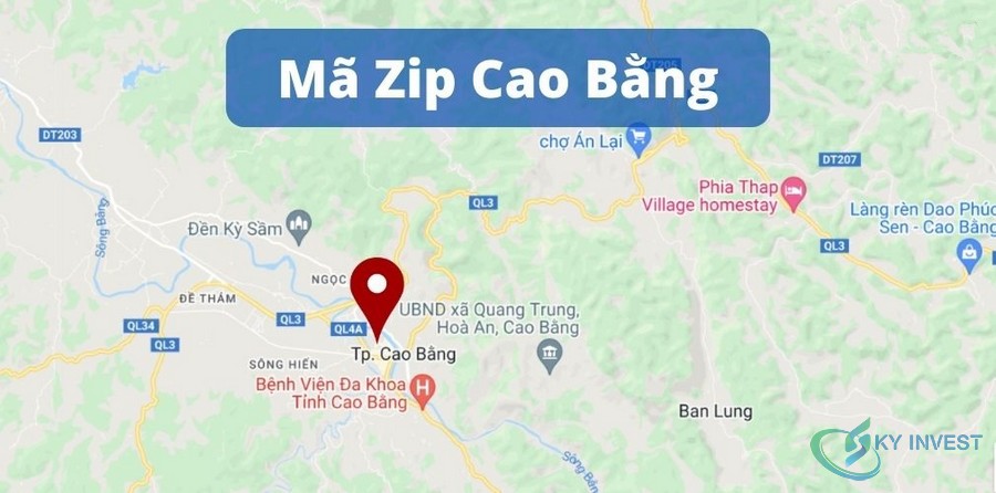 Mã ZIP, danh bạ mã bưu điện, bưu chính Cao Bằng cập nhật mới nhất 2022
