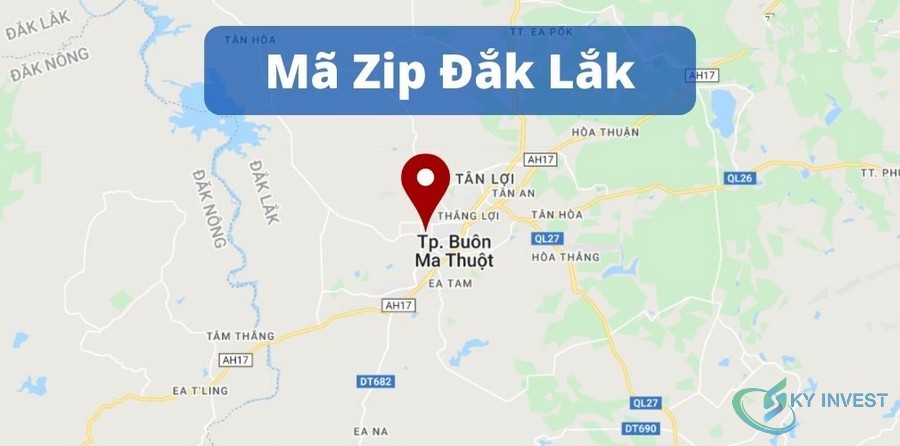 Mã ZIP, danh bạ mã bưu điện, bưu chính Đắk Lắk cập nhật mới nhất 2022