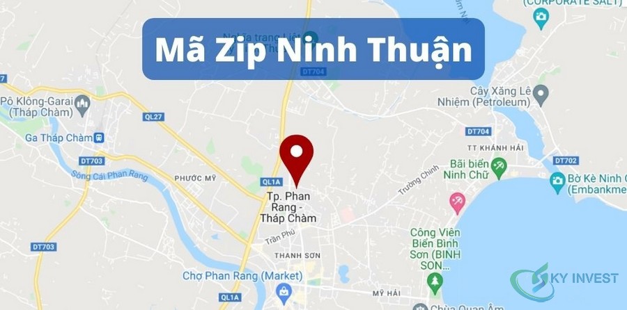 Mã ZIP, danh bạ mã bưu điện, bưu chính Ninh Thuận cập nhật mới nhất