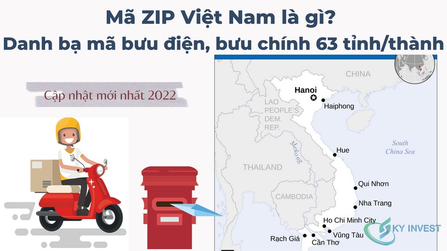 Mã ZIP Việt Nam là gì? Danh bạ mã bưu điện, bưu chính 63 tỉnh/thành cập nhật mới nhất 2022