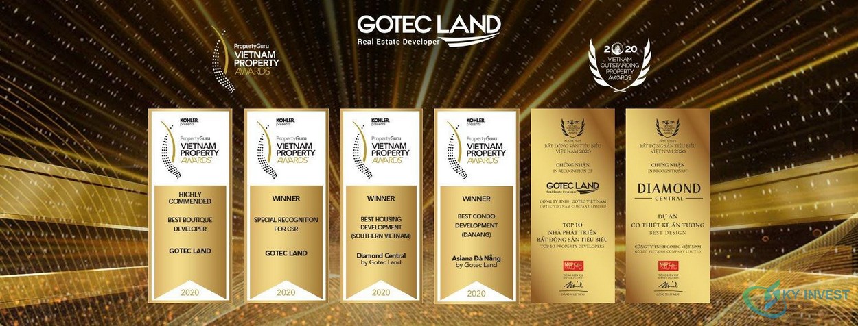 Những giải thưởng vinh danh của Gotec Land