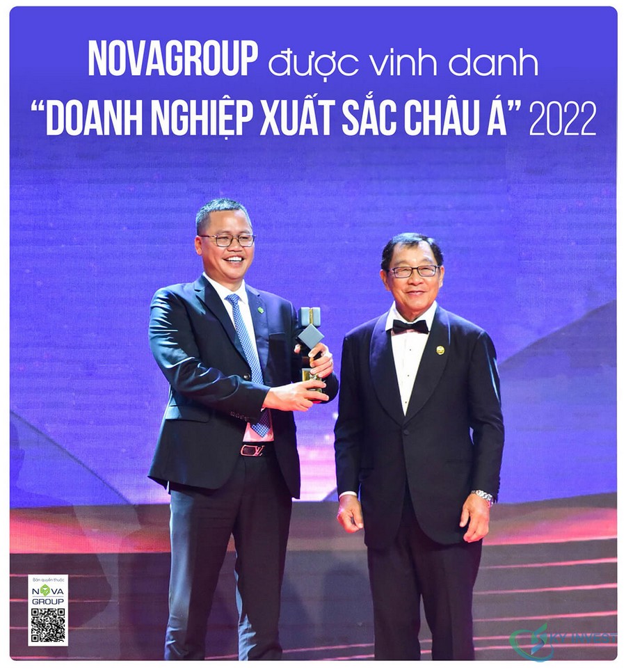 Novaland - chủ đầu tư Marina City Mũi Né được vinh danh doanh nghiệp xuất sắc nhất châu Á 2022