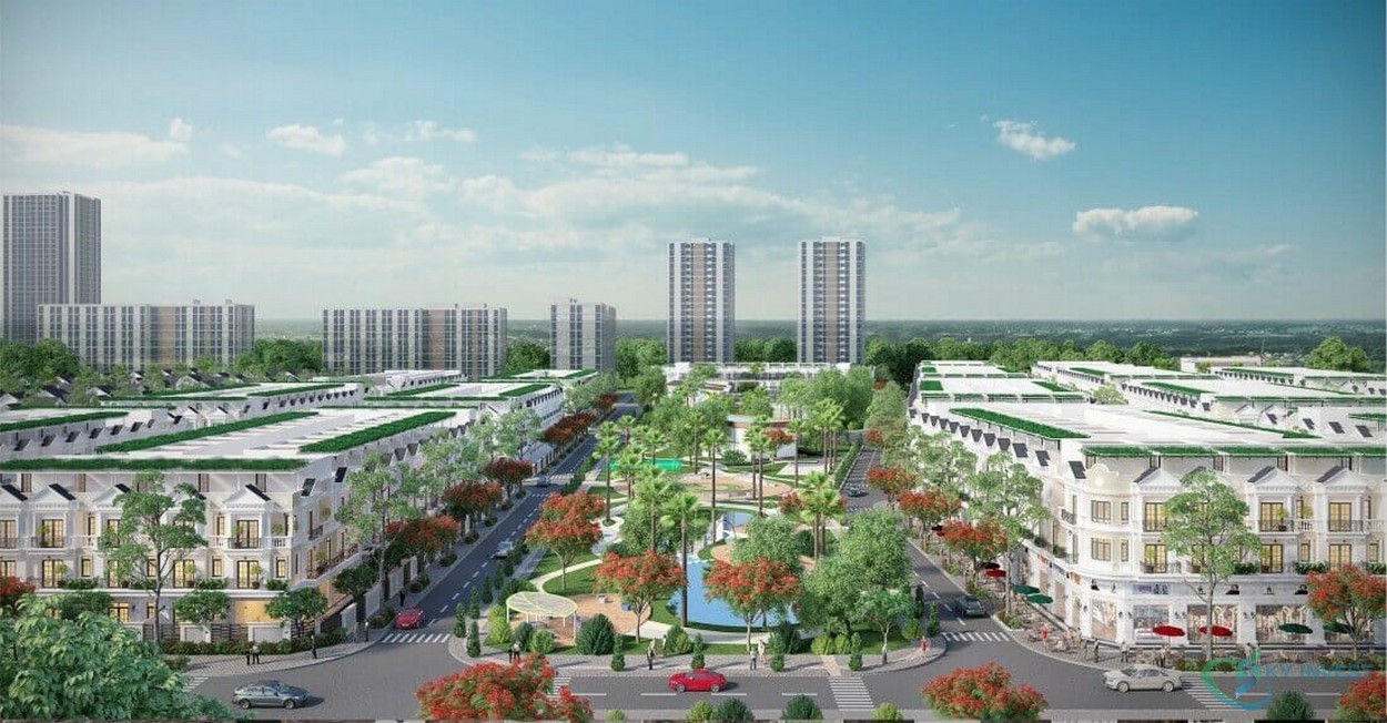 Tiện ích mảng xanh rộng lớn nội khu dự án Tiến Lộc Garden