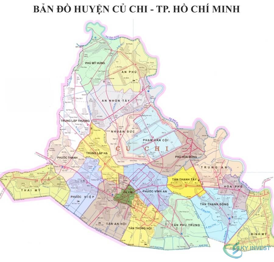 Bản đồ Huyện Củ Chi