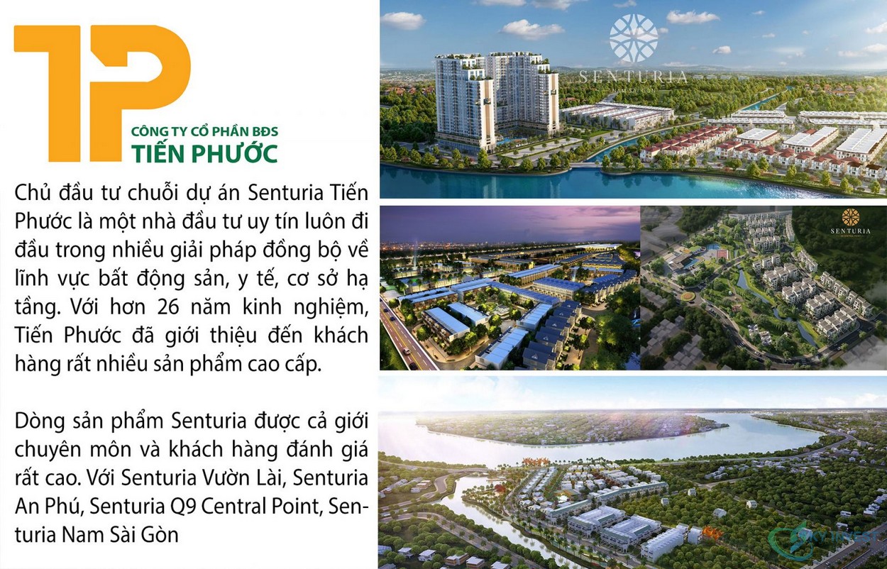 Chủ đầu tư dự án Senturia An Phú Quận 2 là tập đoàn Tiến Phước