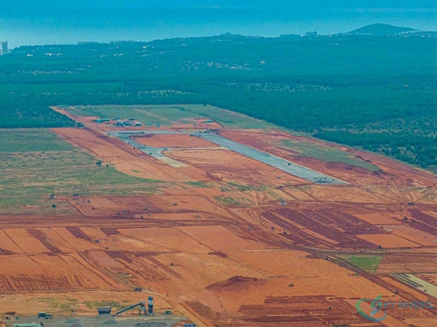 Tiến độ xây dựng Sân bay Phan Thiết tháng 7/2022