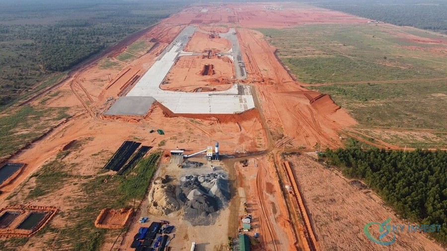 Tiến độ xây dựng Sân bay Phan Thiết tháng 9/2022