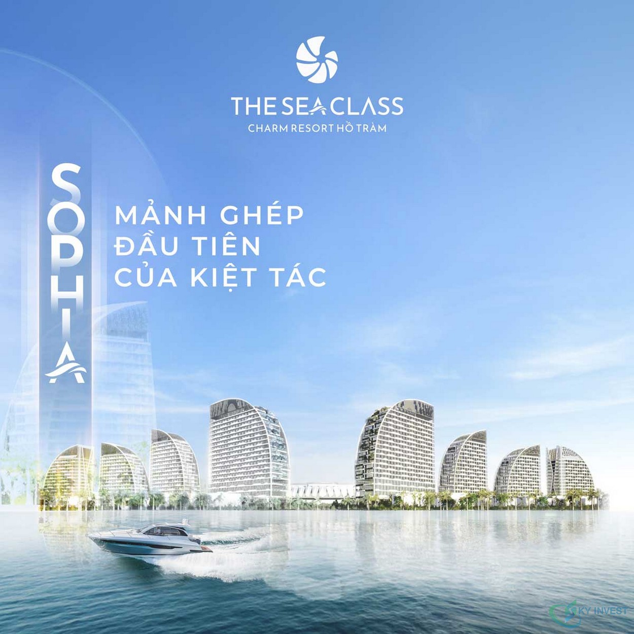 Tổng thể phân khu The Sea Class - Charm Resort Hồ Tràm